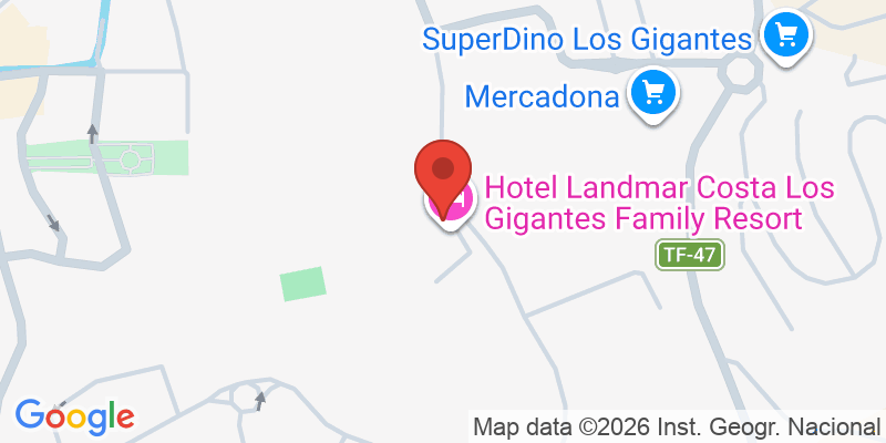 Mapa de la ubicación de Hotel Landmar Costa Los Gigantes