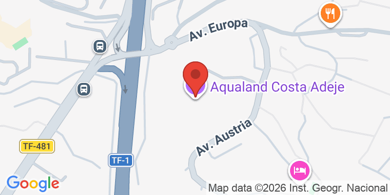 Mapa de la ubicación de Aqualand