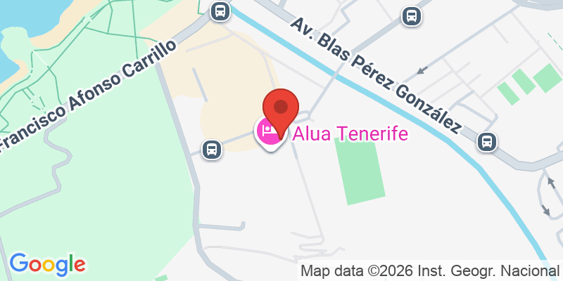 Mapa de la ubicación de Alua Tenerife