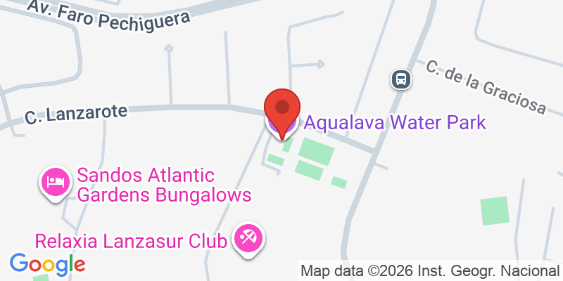 Mapa de la ubicación de Aqualava Water Park