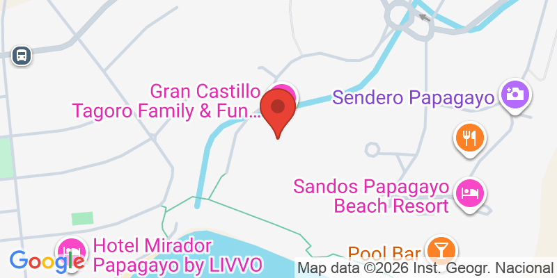 Mapa de la ubicación de Gran Castillo Tagoro Family & Fun, Playa Blanca