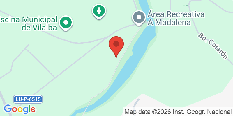 Mapa de la ubicación de Parque acuatico de Vilalba