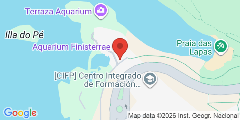 Mapa de la ubicación de Aquarium Finisterrae