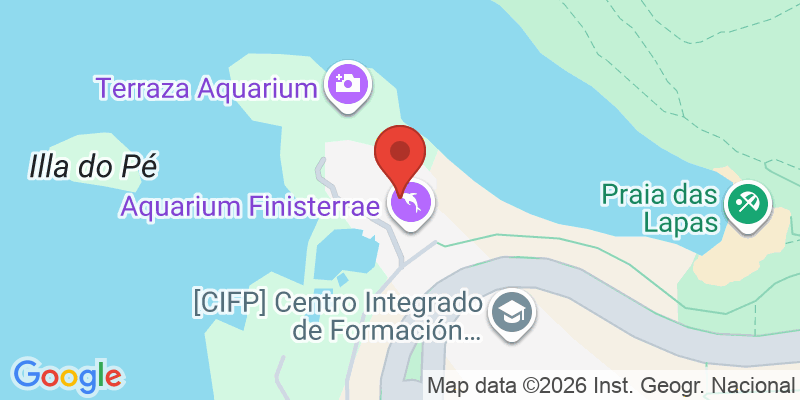 Mapa de la ubicación de Aquarium Finisterrae