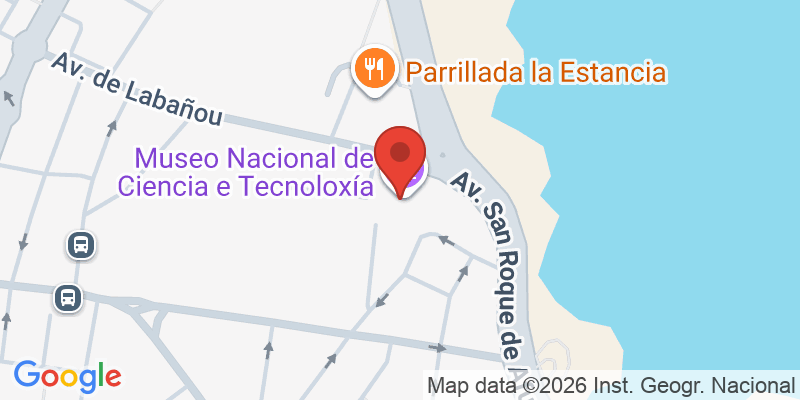 Mapa de la ubicación de Museo Nacional de Ciencia y Tecnología [MUNCyT] (A Coruña)