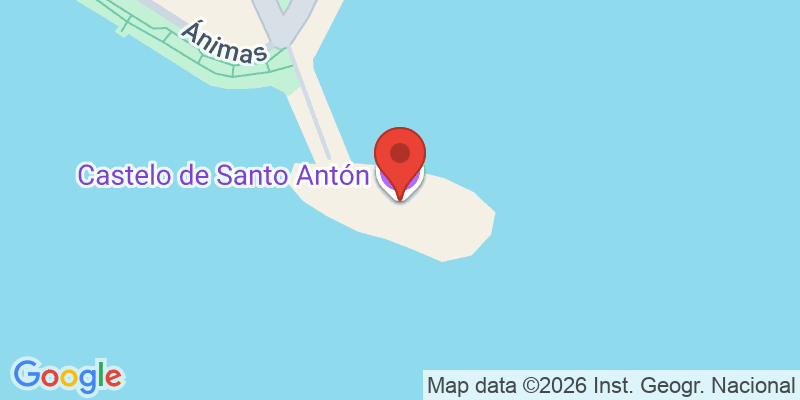 Mapa de la ubicación de Castillo de San Antón ~ Museo Arqueológico e Histórico