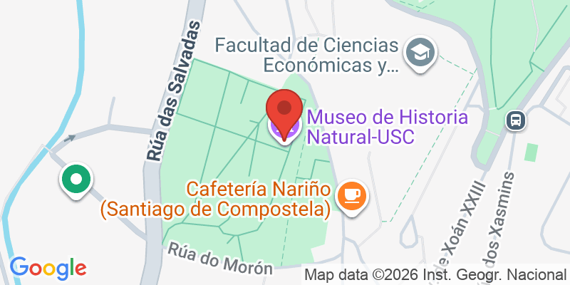 Mapa de la ubicación de USC: Museo de Historia Natural