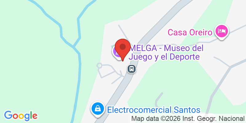 Mapa de la ubicación de MELGA - Museo del Juego y el Deporte