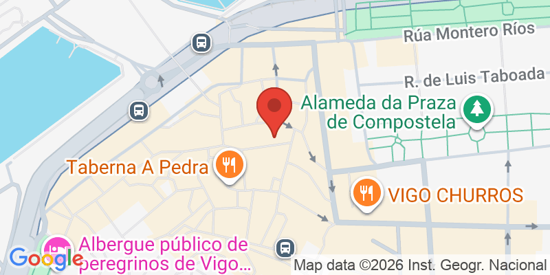 Mapa de la ubicación de Parque Nacional Illas Atlánticas de Galicia