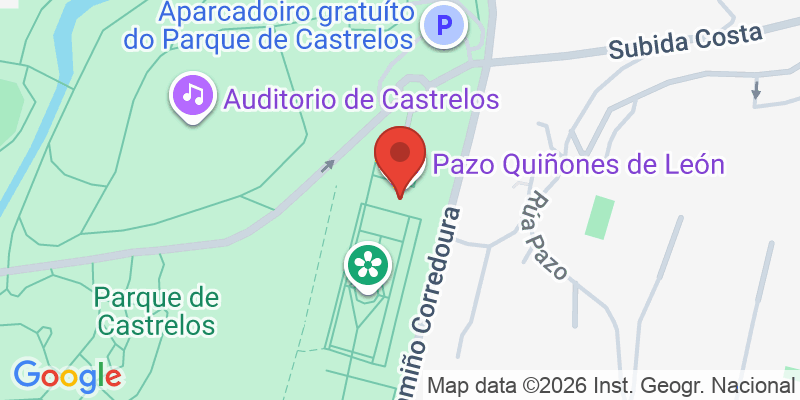 Mapa de la ubicación de Museo Quiñones de León (Pazo de Castrelos)