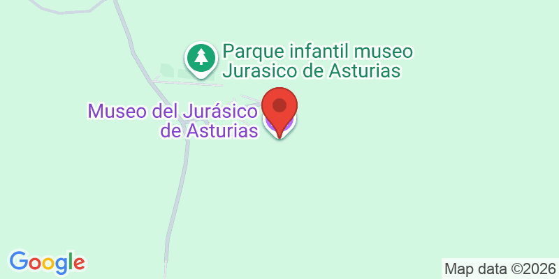 Mapa de la ubicación de Museo del Jurásico de Asturias