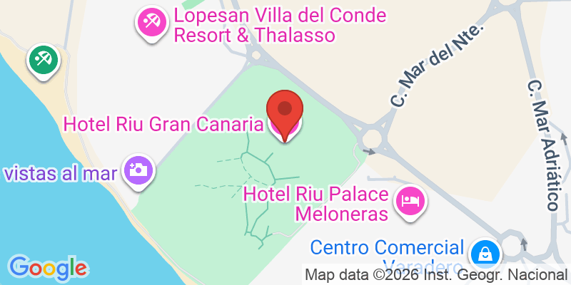 Mapa de la ubicación de ClubHotel Riu Gran Canaria