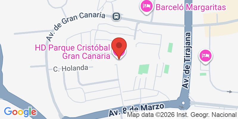 Mapa de la ubicación de HD Parque Cristóbal Gran Canaria