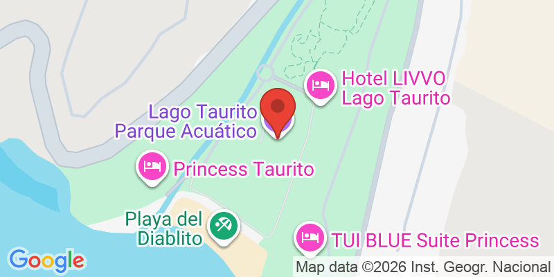Mapa de la ubicación de Lago Taurito Parque Acuático