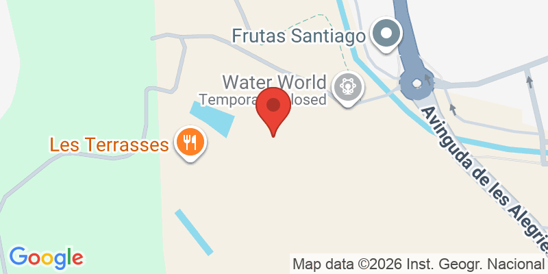 Mapa de la ubicación de Water World