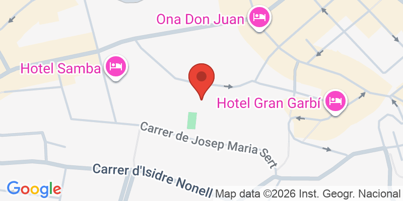 Mapa de la ubicación de Guitart Gold Central Park Resort & Spa Hotel
