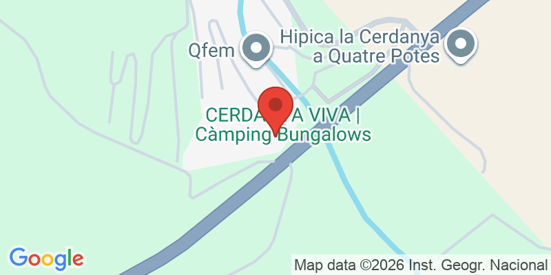 Mapa de la ubicación de CERDANYA EcoRESORT - Càmping-Bungalowpark La Cerdanya