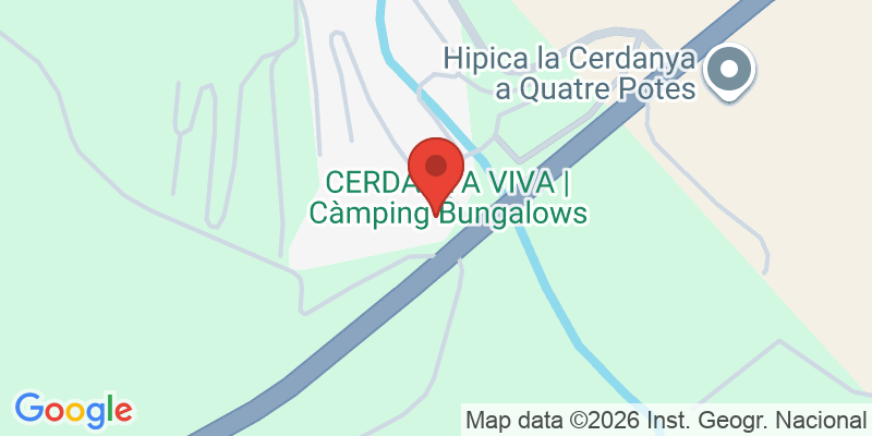 Mapa de la ubicación de Cerdanya Eco Resort