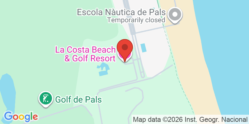 Mapa de la ubicación de La Costa Golf Beach Resort
