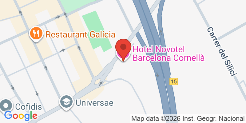 Mapa de la ubicación de Novotel Barcelona Cornella