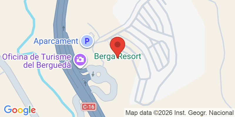 Mapa de la ubicación de Berga Resort