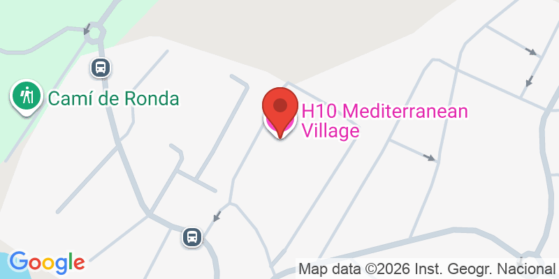 Mapa de la ubicación de H10 Mediterranean Village