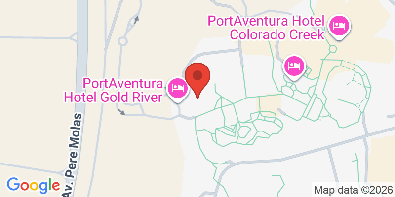 Mapa de la ubicación de PortAventura Hotel Gold River