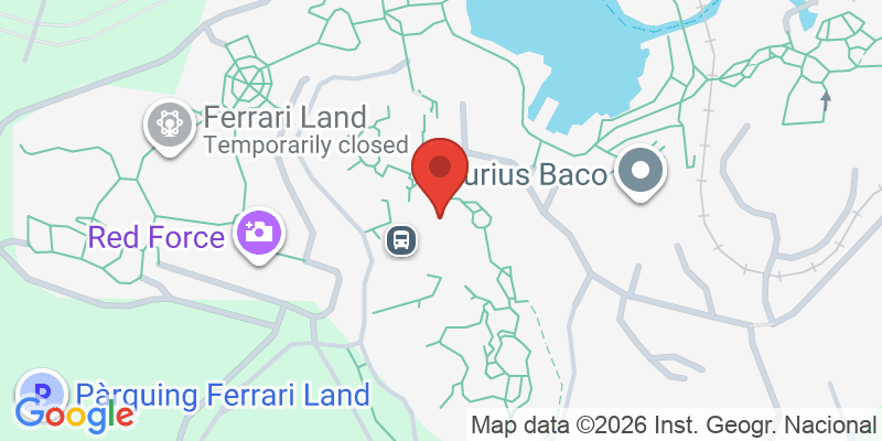 Mapa de la ubicación de PortAventura Hotel PortAventura