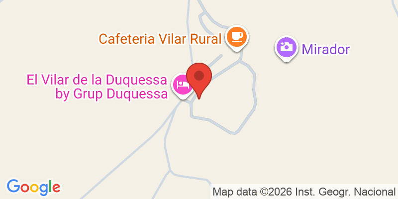 Mapa de la ubicación de Vilar Rural de Cardona