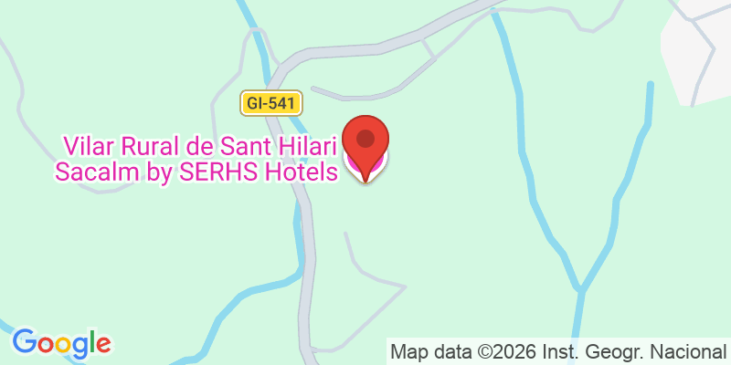 Mapa de la ubicación de Vilar Rural de Sant Hilari Sacalm