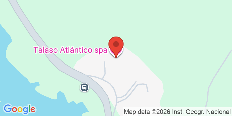 Mapa de la ubicación de Talaso Atlántico