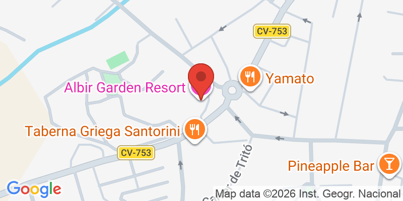 Mapa de la ubicación de Albir Garden Resort