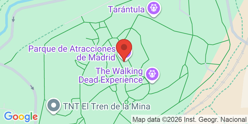 Mapa de la ubicación de Parque de Atracciones de Madrid