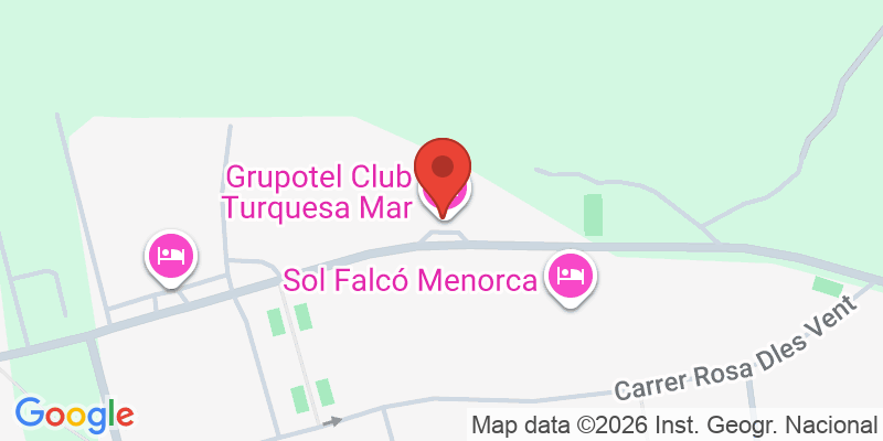 Mapa de la ubicación de Grupotel Club Turquesa Mar