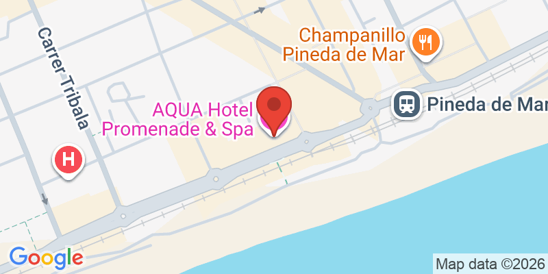 Mapa de la ubicación de Aqua Hotel Promenade