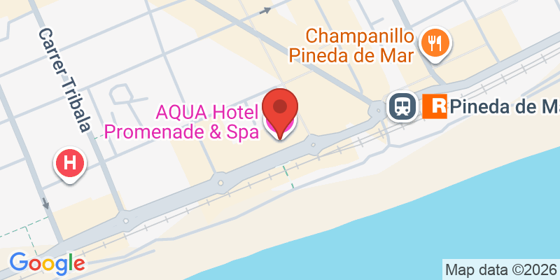 Mapa de la ubicación de Aqua Hotel Promenade