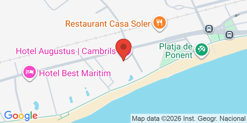 Mapa de la ubicación de Hotel Augustus | Cambrils