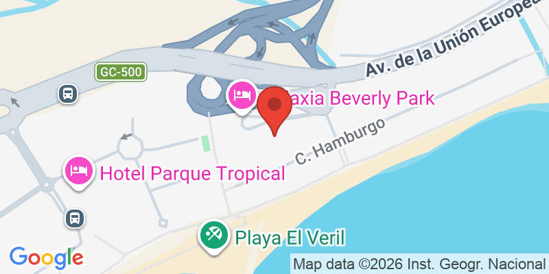 Mapa de la ubicación de Hotel Beverly Park