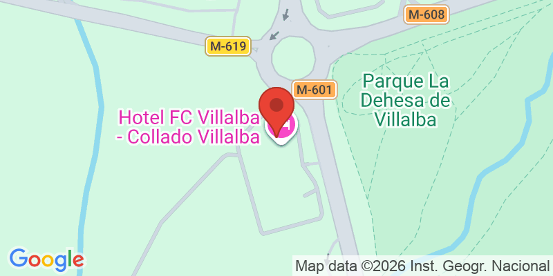 Mapa de la ubicación de Hotel FC Villalba - Collado Villalba