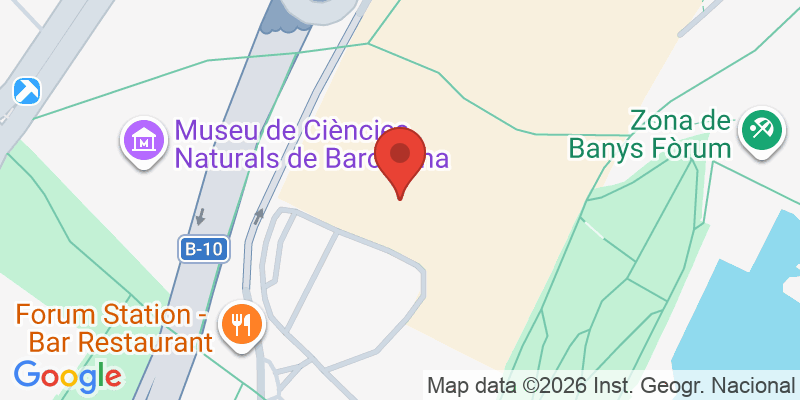 Mapa de la ubicación de Barcelona Bosque Urbano