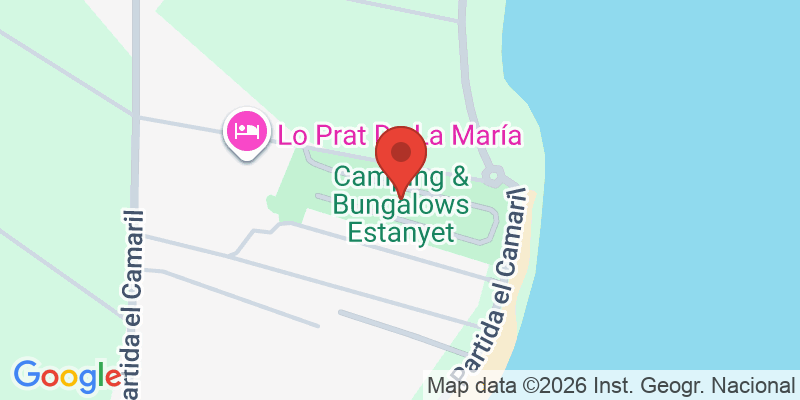 Mapa de la ubicación de Camping & Bungalows Estanyet