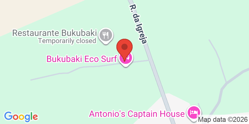 Mapa de la ubicación de Bukubaki Eco Surf Resort