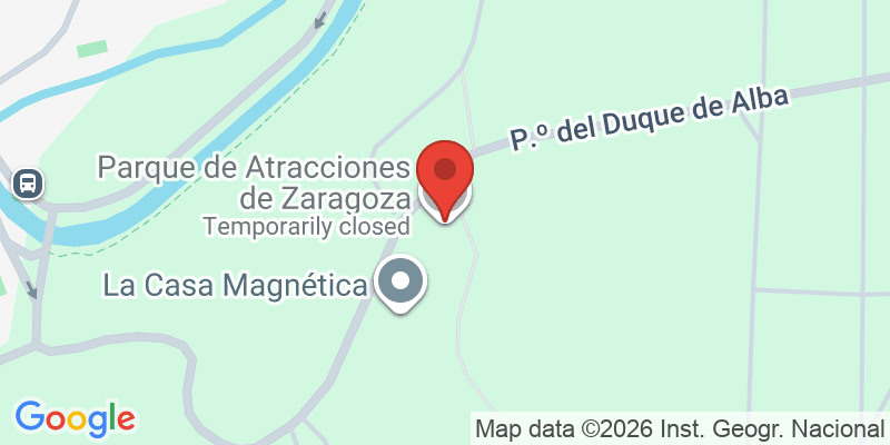 Mapa de la ubicación de Parque de Atracciones de Zaragoza