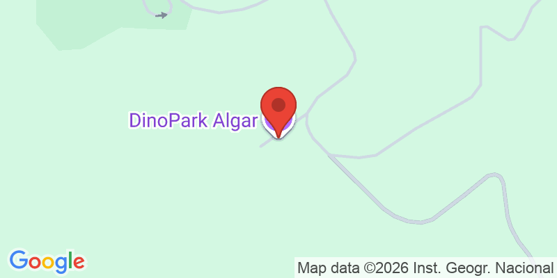 Mapa de la ubicación de DinoPark Algar