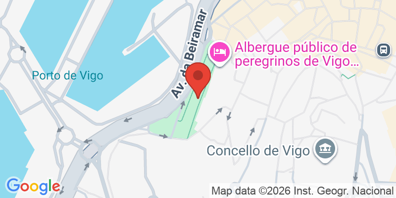 Mapa de la ubicación de Parque infantil Ribeira do Berbés