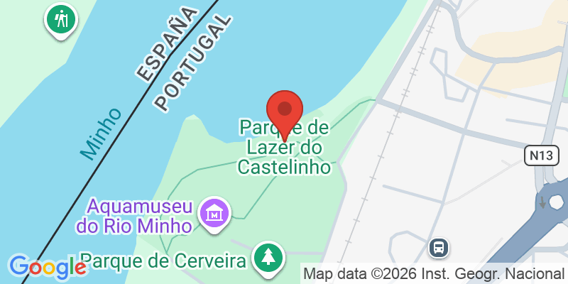 Mapa de la ubicación de Parque de Lazer de Castelinho