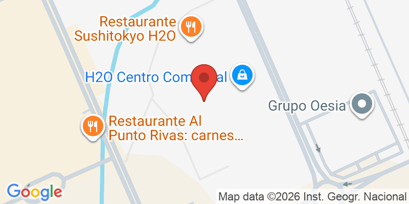 Mapa de la ubicación de H2O Centro Comercial