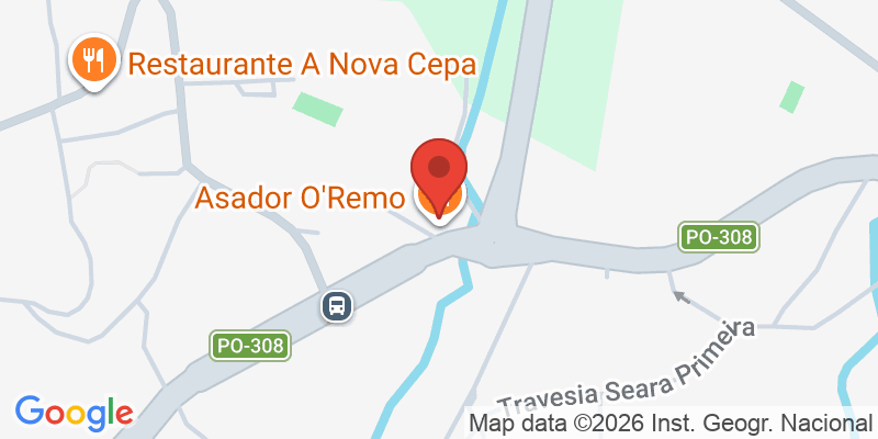 Mapa de la ubicación de Asador O'Remo