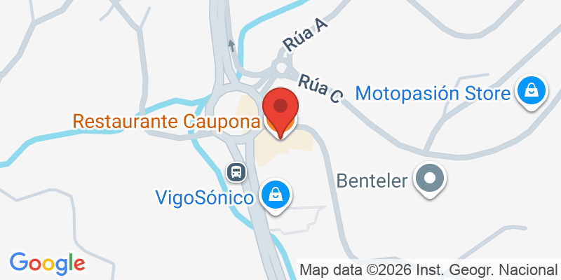 Mapa de la ubicación de Caupona Restaurante Cafetería