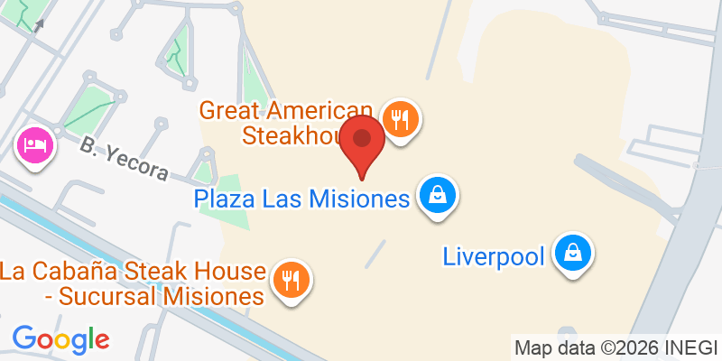 Mapa de la ubicación de Comicx Cd. Juarez